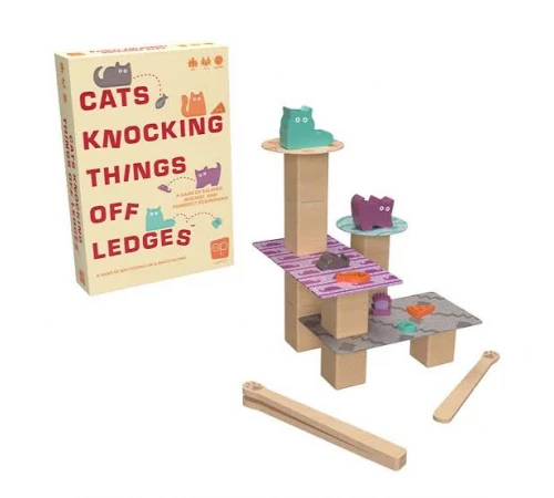 Кошки сбивают игрушки с уступов (Cats Knocking Things off Ledges)