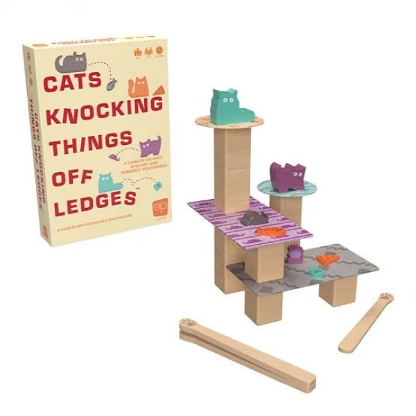 Кошки сбивают игрушки с уступов (Cats Knocking Things off Ledges)