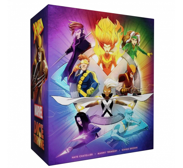 Трон Кубов Марвел: Люди Икс - Сундук с игрой (Marvel Dice Throne: X-Men Battle Chest). Подбиты углы