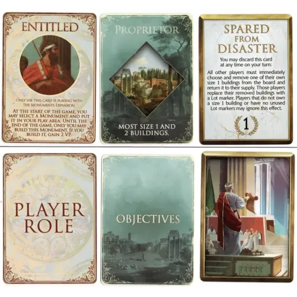 Основание Рима: Промо набор карт Башня Кубов (Foundations of Rome: Dice Tower 2021 Promo Pack)