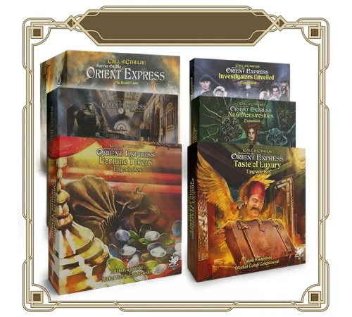 Ужас в Восточном Экспрессе - Набор Золотой билет Всё включено (Horror on the Orient Express: The Board Game - All-Inclusive Golden Pass: Visual All-In)
