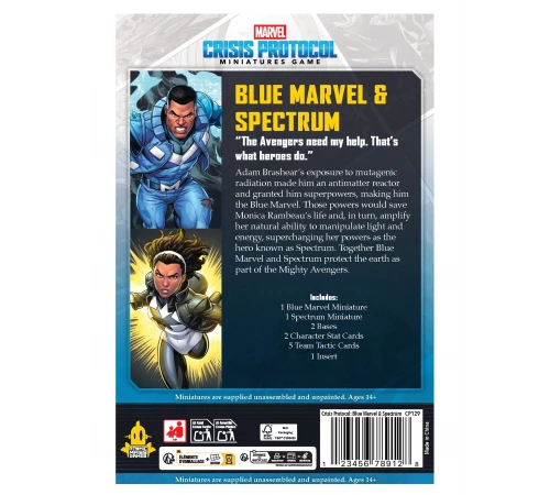 Марвел: Протокол Кризиса - Синий Марвел и Спектр (Marvel Crisis Protocol: Blue Marvel & Spectrum)