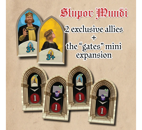 Чудо Мира + Мини-дополнение Сыновья Фредерика и Врата (Stupor Mundi + Frederick's Sons and Gates mini-expansion)