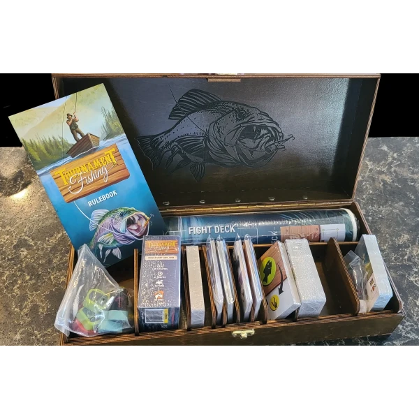 Спортивная Рыбалка Набор Всё включено в Деревянной Коробке (Tournament Fishing Angler All-in Pledge - Wooden Box)