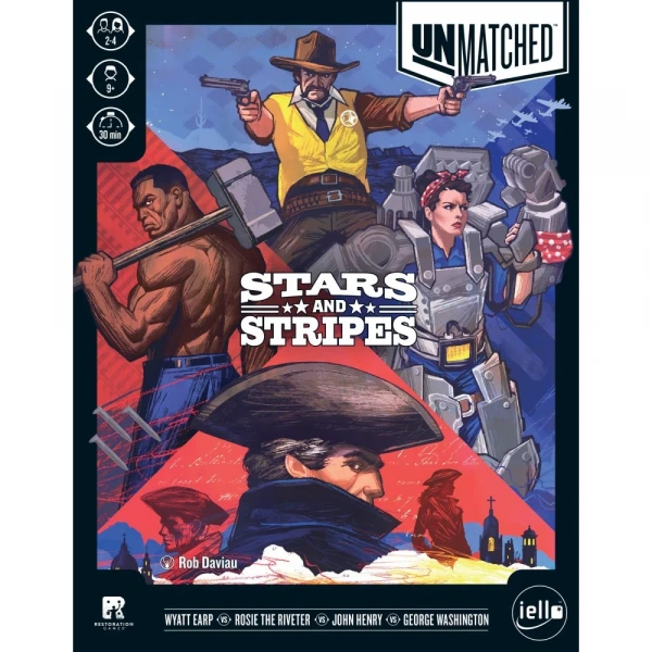 Битва легенд (Unmatched) Новейшие наборы. Звёзды и Полосы (Stars and Stripes)