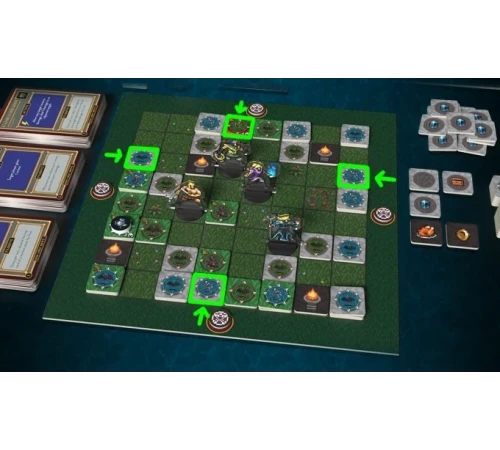 Выжившие среди вампиров: Делюкс версия с Сундуком для карт (Vampire Survivors Deluxe Board Game with Deck Box)